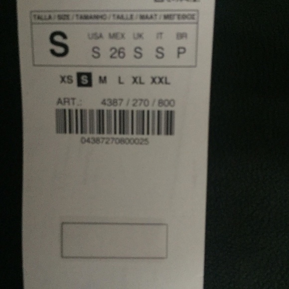 ZARA black faux leather pants - Picture 3 of 3